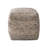 Yinka 18"H Two-Tone Cotton Pouf Ottoman-2027209330