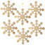 Tiges de poinsettia - ensemble de 12 - champagne