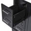 36" Modern Bathroom Vanity With Ceramic Sink, Black Finish, Soft-close Doors, Luxury Handles And Customized Storage Featuring Hinges, 3 Drawers Modules-157859419