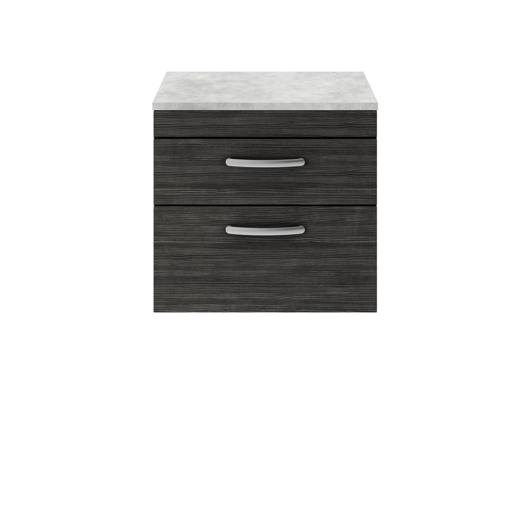 60.5cm Single Bathroom Vanity Base Only in Hacienda Black
