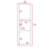 3-Shelf Rectangle Medicine Cabinet