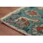 Tapis oriental traditionnel bleu 4 pi