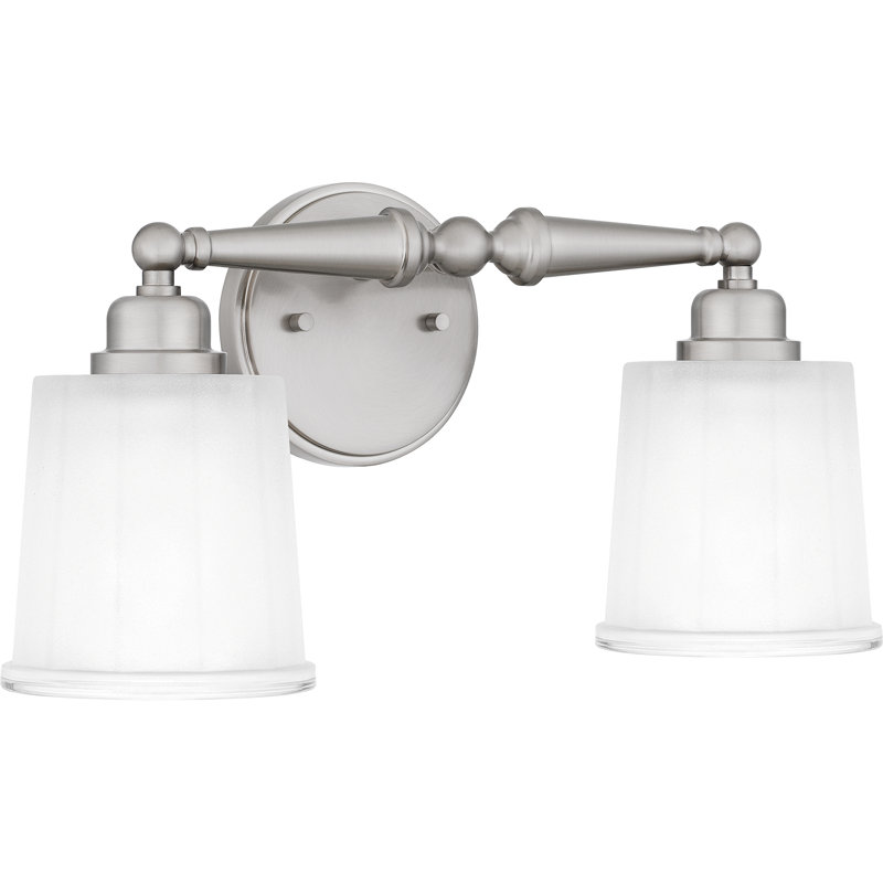 Benley 2 - Light Dimmable Vanity Light, Brushed Nickel