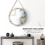 Miroir mural en bois