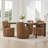 Geelt Upholstered Dining Chairs with Casters-956134383