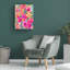 Art mural sur toile tendue - art mural coloré coloré lâche chaleureux de Suzanne Allard pour le salon, la chambre à coucher ou le bureau - 18 x 24