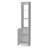 Linen Cabinet With 1 Door, 3 Open Shelves-1683017977