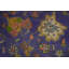 Tapis traditionnel mauve en laine mauve 10 x 13