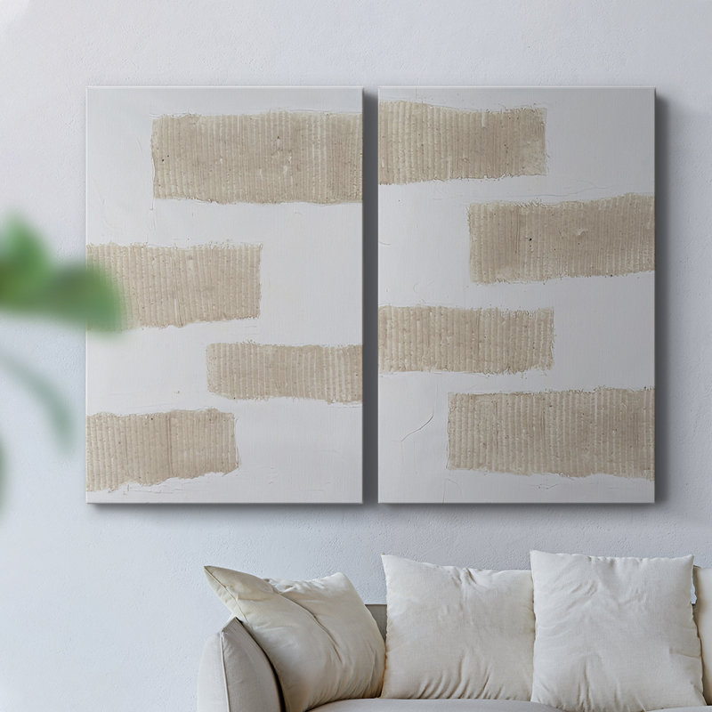 Toile tendue avec châssis écru I-Premium Gallery - prêt à être accroché
