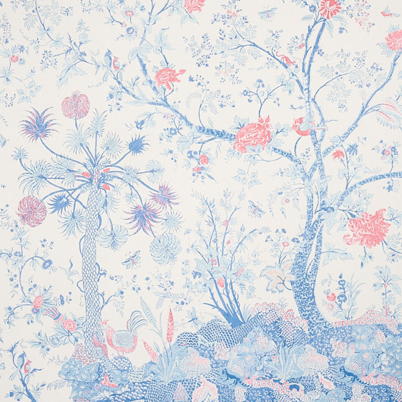 Amaltas Panel Set, Blue/Red