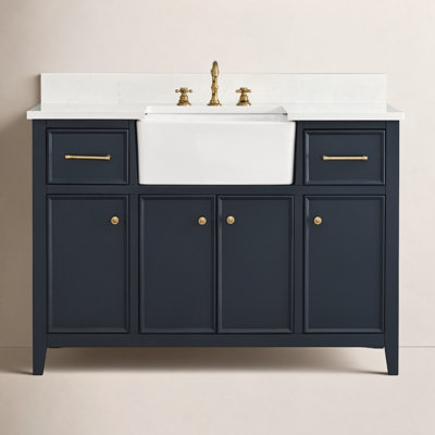 Aisa 48" Pine Single Bathroom Vanity