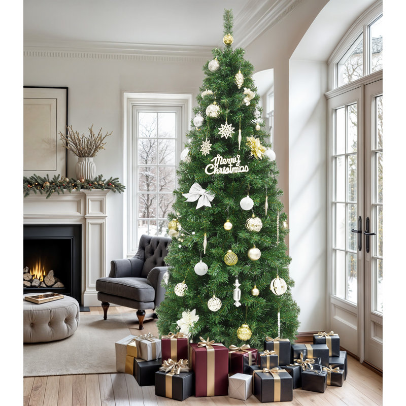 6ft Green Lighted Artificial Fir Christmas Tree