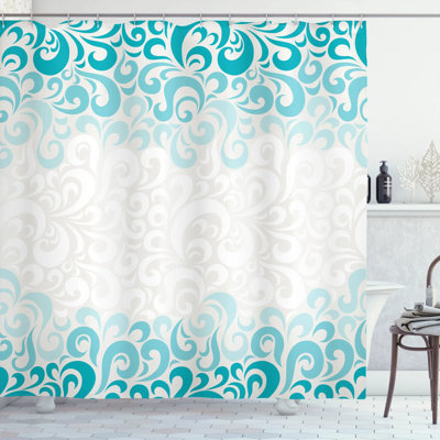Shower Curtain with Hooks Included