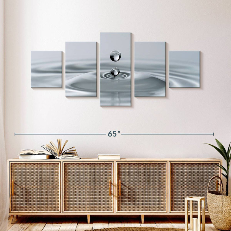 Kerrick Drops Into The Water, 24" H x 55" W