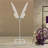31.5 Inch Modern Wedding Electric Butterfly Floor Lamp Wedding Road Guide LED Standing Lamp Silver Warm-1523204523