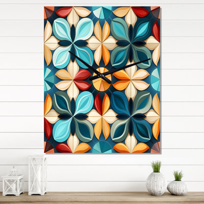 Janeesha - Patterned Modern Wall Clock