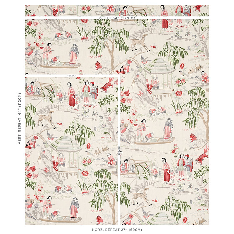 Yangtze River Fabric, Ivory