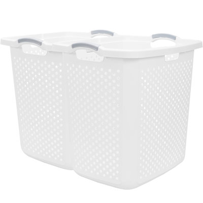 Plastic Laundry Hamper with Handles