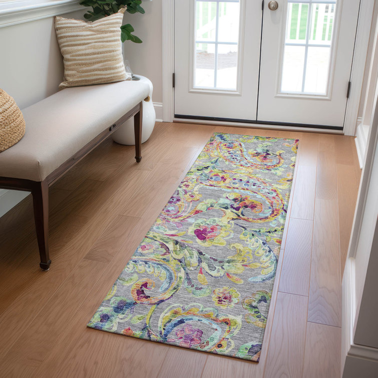 Langley Street Malave Washable Paisley Indoor / Outdoor Rug & Reviews ...