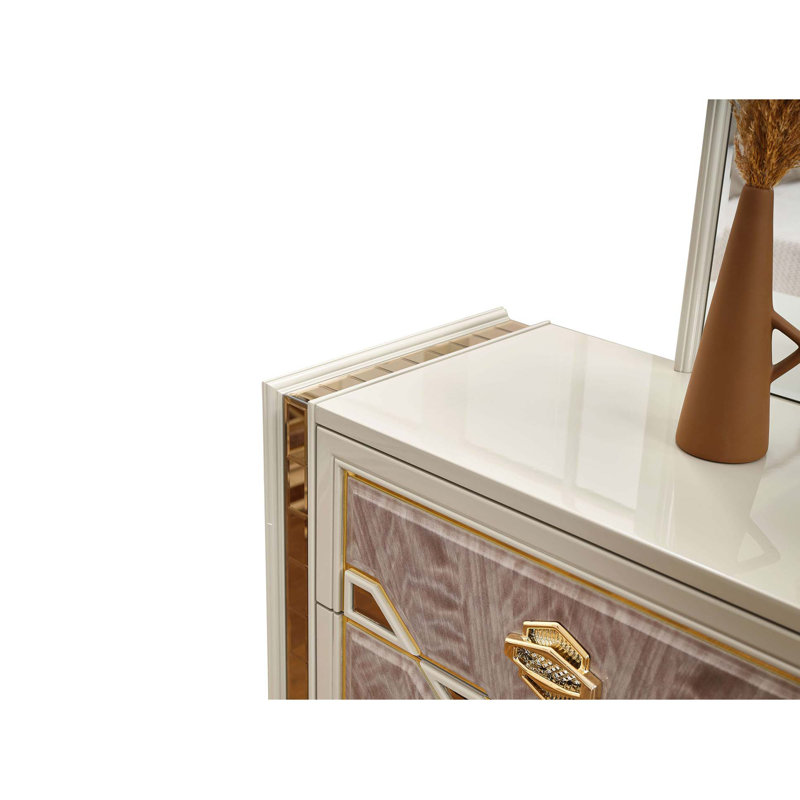 Commode 6 tiroirs d'inspiration Art déco