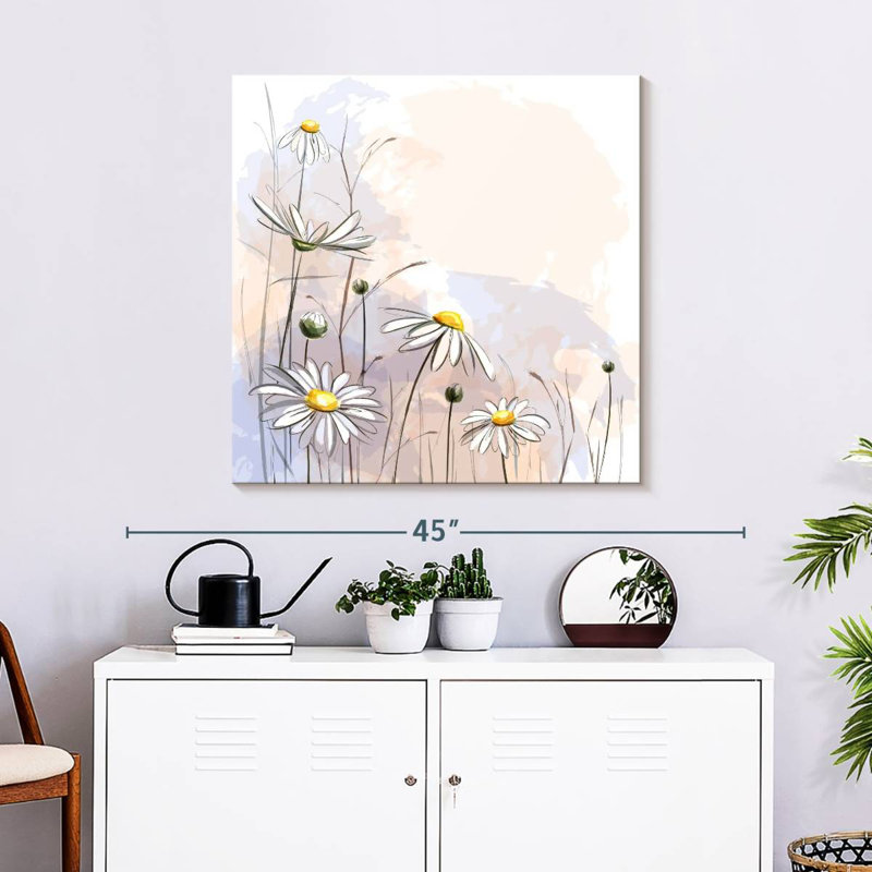 Harnek Ox-Eye Daisies, 30" H x 30" W