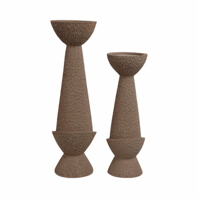 Set Of 2 16/20" Herstal Candle Holders