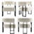 Machai Full Assembled Upholstered Armchair Boucle Fabric Accent Arm Chair Wingback Vanity Chair-1153129912