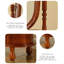 Miroir ovale en bois massif