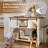 46'' Console Table With Sliding Door, Wood Sofa Table For Living Room