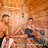 Backyard Discovery Lennon 2-4 Person Traditional Cedar Outdoor Cube Sauna with 9kW Electric Heater, Wi-Fi Control, LED Lights