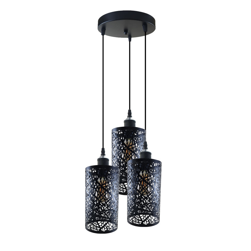 Timeo 3 - Light Cluster Pendant, Black