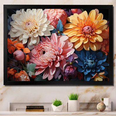 «Mums Mums In Bloom II», reproduction d'art sur toile