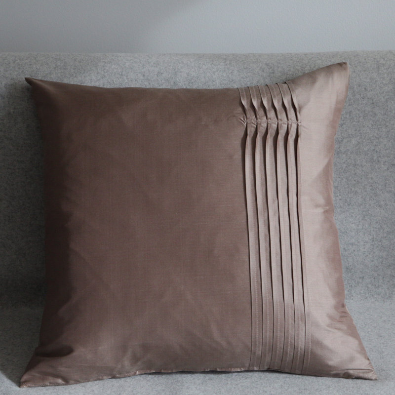 Sweetbriar Square Cushion, Coffee