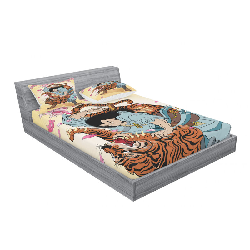 Microfiber Sheet Set, Queen Sheet Set with Fitted Sheet
