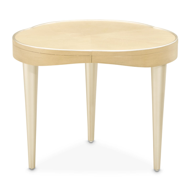 Camellia Field Caramel End Table, 21" H x 26" W x 26" D