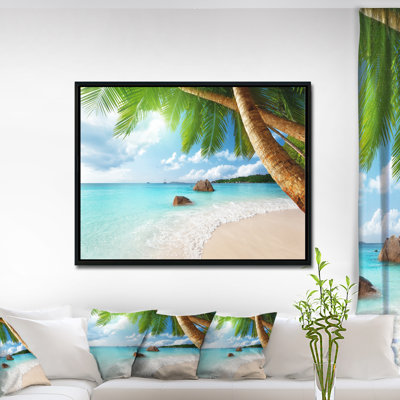 «Praslin Island Seychelles Beach», photographie
