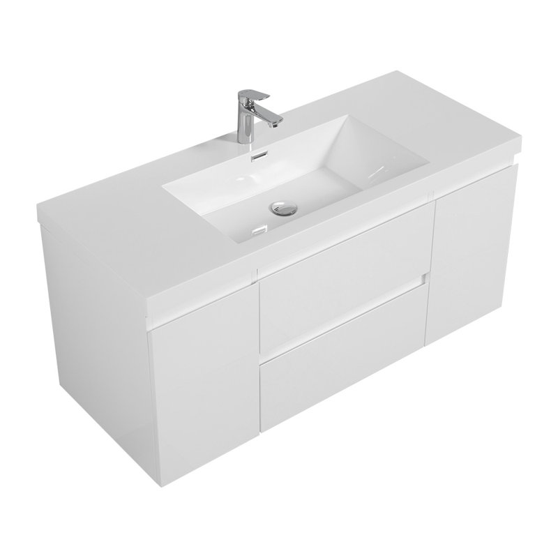48" Floating Bathroom Vanity With Sink
