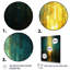 «Abstract Ocean Sunrise - Art mural moderne sur toile géométrique-708827528-708827520