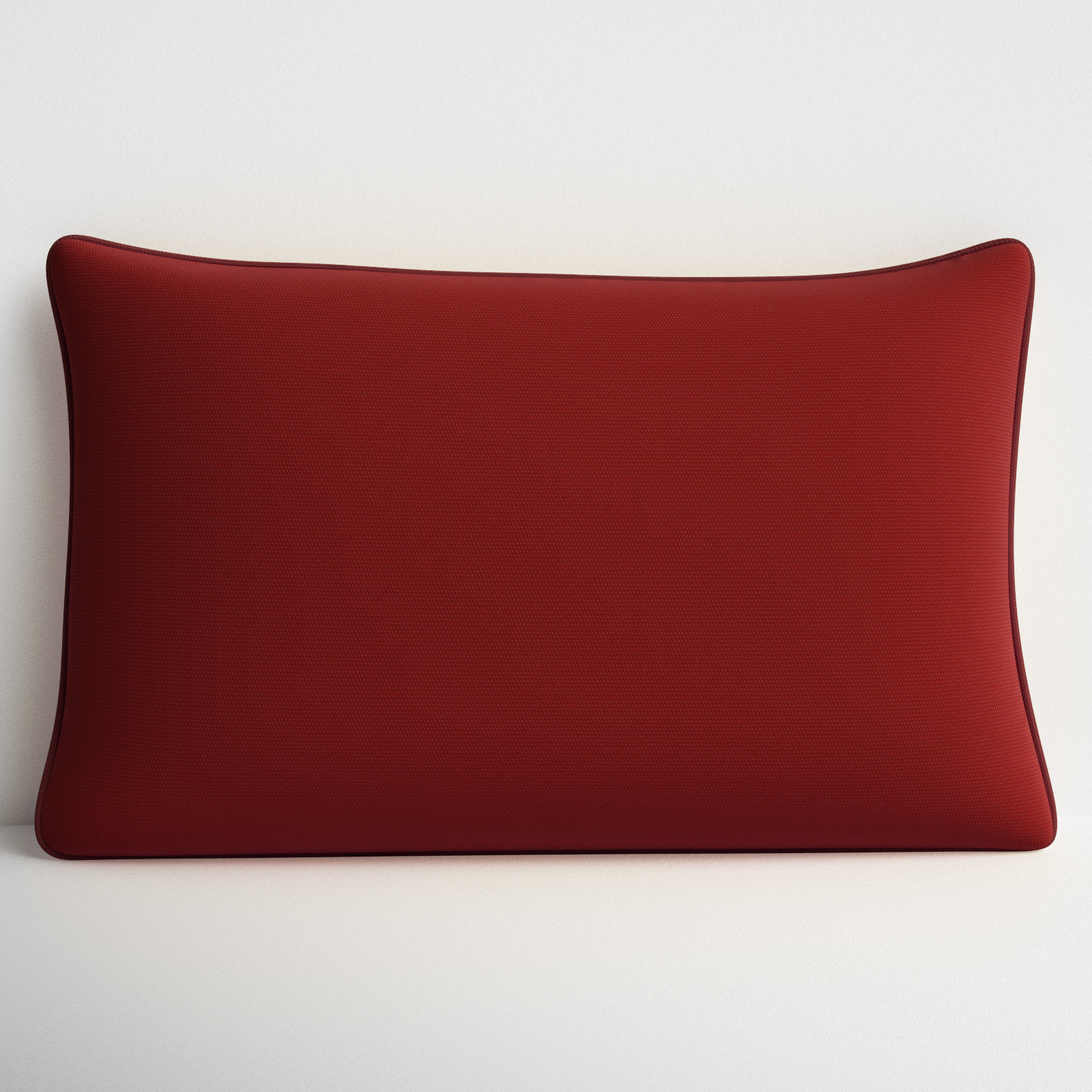 Annata 26" x 16" Sunbrella® Throw Pillow, Red