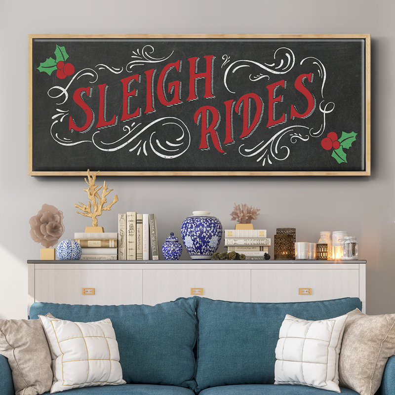 Sleigh Rides- Framed Canvas
