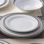 Ensemble de 4 assiettes à salade Noritake Austin Platinum, 8 1/4 po
