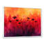 Danse d'automne d'Alger, coucher de soleil, coquelicots V - coquelicots, art mural-291406562-291406569-529098753
