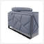 Causeuse en cuir italien Global United-1632492349