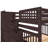 Tena Solid Wood Standard Stairway Bunk Beds Full over Full, 4 Drawers in the Steps, Dark Cherry-1904814708-1904814712