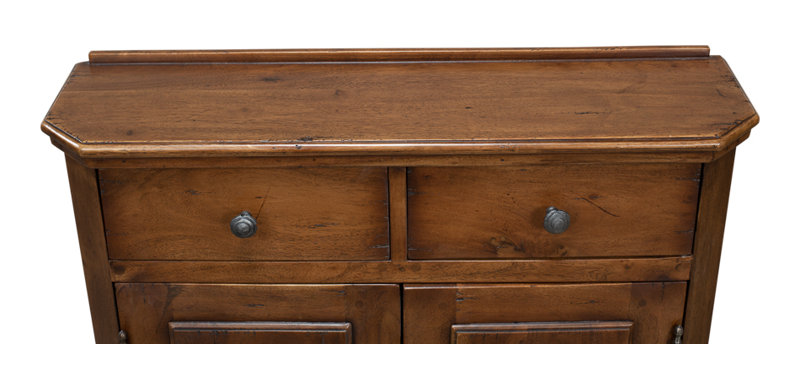 Austrian Hall 27'' W Solid Wood Server, Brown
