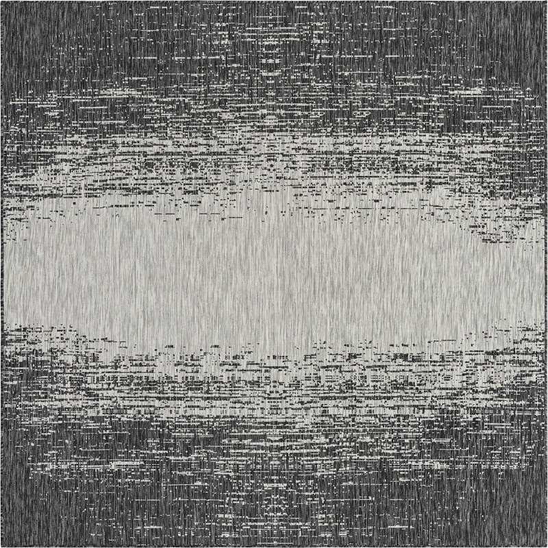 Tapis d'extérieur Iris, Carré 7 pi 10 po