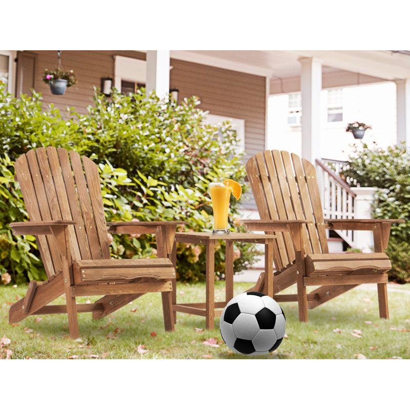 Foldable Outdoor Adirondack Set