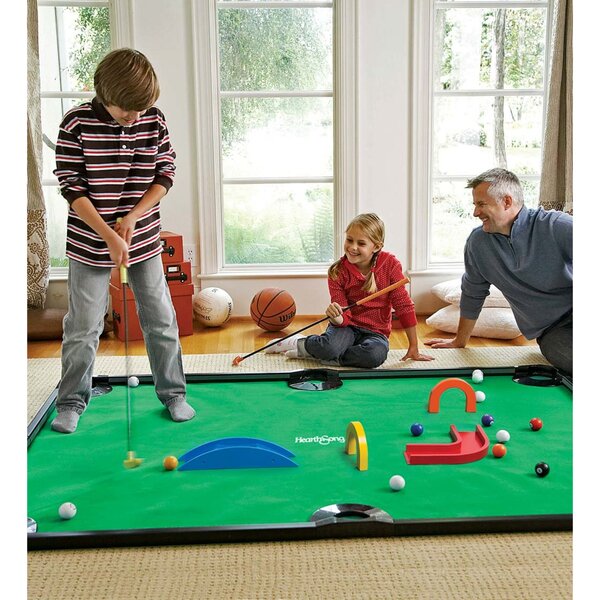 Herrnalise Tabletop Golf Game for Kids, Adults & Family. Fun Indoor Sports  Game for Everyone. Come with Mat and 3+3 Tabletop Golf Ball . Easy to Set  Up, Play & Portable 