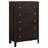 Payton Warm Brown 5-Drawer Chest