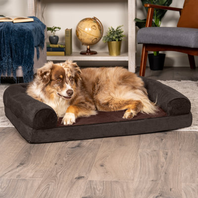 Orthopedic Memory Foam Fleece Pet Bed